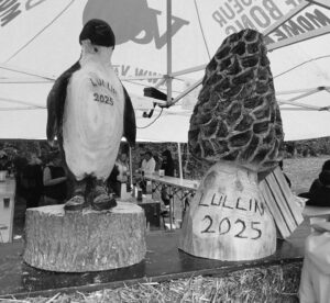 xpositions de sculptures sur bois détaillées lors de l'événement à Lullin en Haute-Savoie.